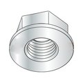 Newport Fasteners Flange Nut, 1/4"-20, Steel, Zinc Plated, 0.438 in Hex Wd, 0.14 in Hex Ht, 2000 PK 509429